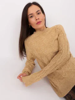 Sweter AT SW model 19034245 camelowy - FPrice