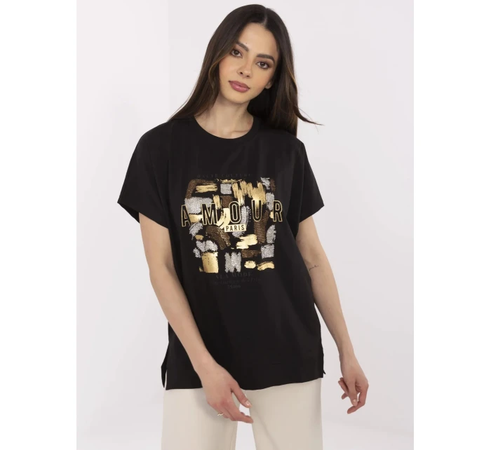 Bluzka CLM BZ model 21094421 czarny - FPrice Bluzka CLM BZ model 21094421 czarny - FPrice