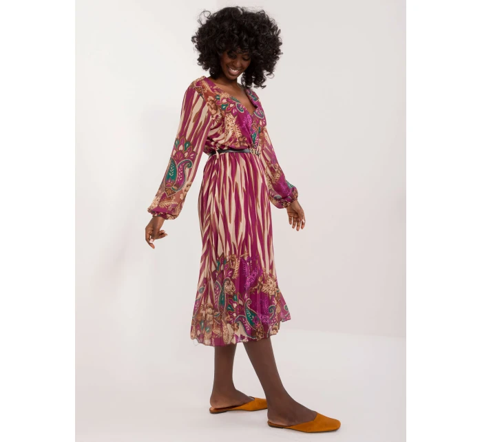 Sukienka DHJ SK  fioletowy model 21271991 - FPrice