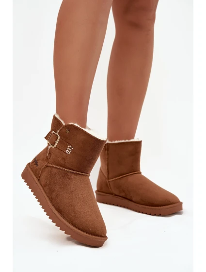 Dámské sněhule Wrangler se sponou – camel Dámské sněhule Wrangler se sponou – camel