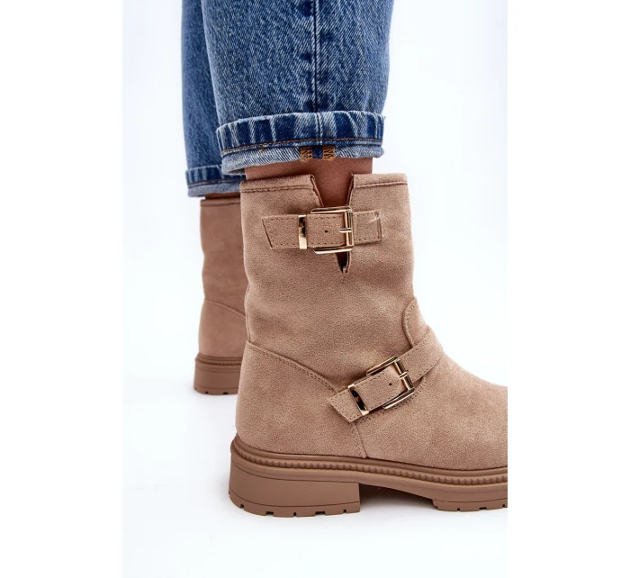 Dámské boty ML275 béžové - Diamantique