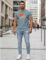 Pánské tričko s potiskem automobilů FashionStreet NX5091R Pánské tričko s potiskem automobilů FashionStreet NX5091R
