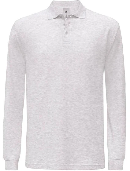 B&C Safran LSL Piqué polo s dlouhým rukávem 01.0414 ash B&C Safran LSL Piqué polo s dlouhým rukávem 01.0414 ash