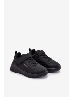Dětské Lehké Sportovní Boty Na Platformě Černé model 21692401 - Boto