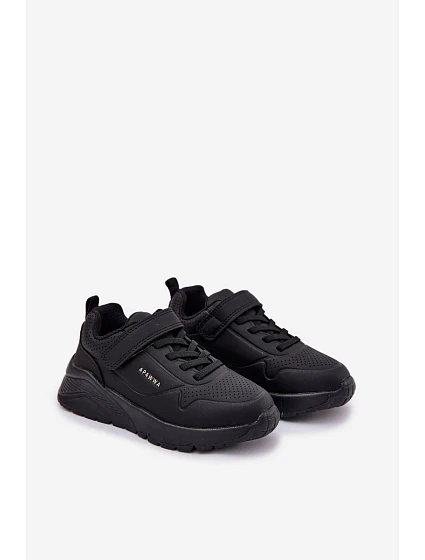 Dětské Lehké Sportovní Boty Na Platformě Černé model 21692401 - Boto