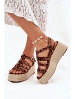 Dámské sandály s pásky a pletením model 21698921 - Boto