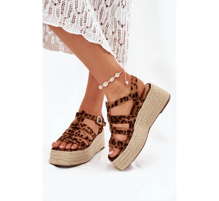 Dámské sandály s pásky a pletením model 21698921 - Boto