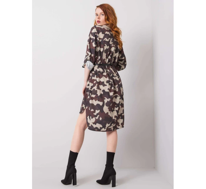 Sukienka DHJ SK model 21764468 beżowy - FPrice