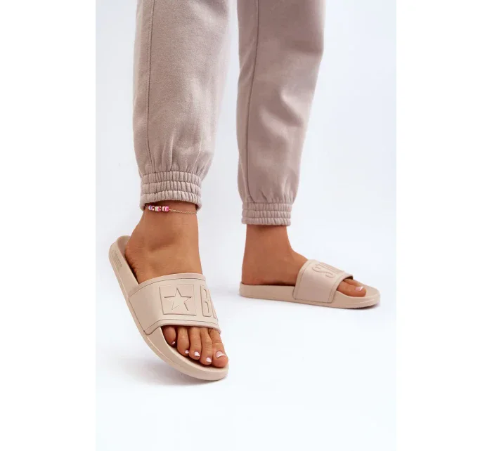 Dámské pantofle Big Star Beige Dámské pantofle Big Star Beige