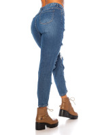 Sexy máma džíny Mega použitý vzhled