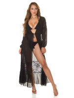 Sexy Beach Cover-up / Kimono with lace