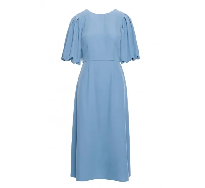 Dámské šaty model 21407078 Světle modrá - STYLOVE Dámské šaty model 21407078 Světle modrá - STYLOVE