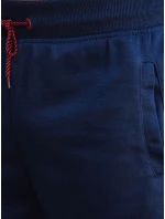 Pánské tepláky se stahovací šňůrkou tmavě modré UX4450 Pánské tepláky se stahovací šňůrkou tmavě modré UX4450