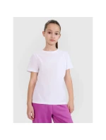 Dívčí hladké tričko model 21816622 - 4F Dívčí hladké tričko model 21816622 - 4F