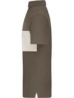 Daiber 8050 Bio polo "Colour-Block" 02.8050 muddy brown/sandstone