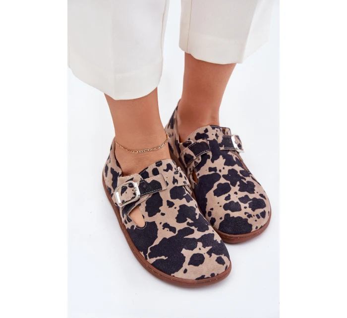 Semišové Polobotky Dámské S Přezkou  model 21703105 - Zazoo