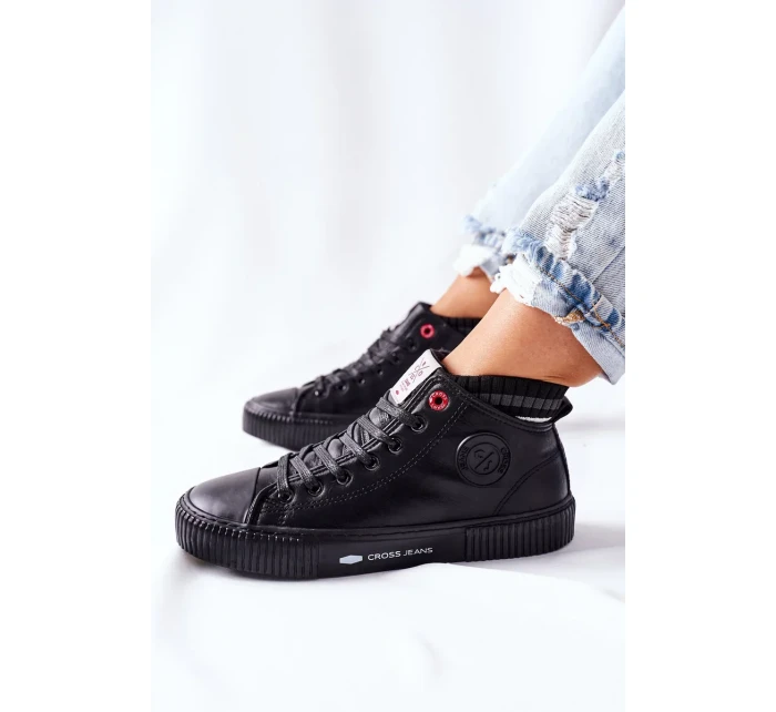 Dámské Tenisky Cross Jeans černé II2R4021 Dámské Tenisky Cross Jeans černé II2R4021