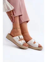 Dámské pantofle se eko bílá model 20450591 - Kesi