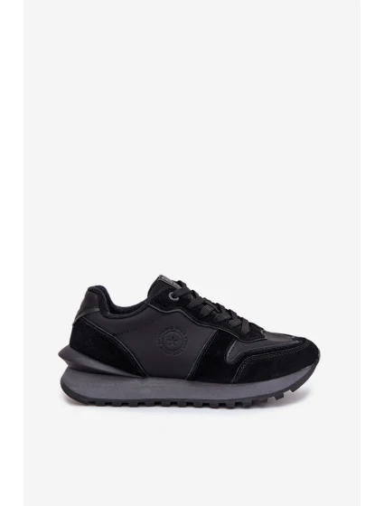 Dámské kožené tenisky Big Star HI-POLY SYSTEM – černé Dámské kožené tenisky Big Star HI-POLY SYSTEM – černé