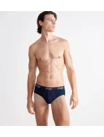 Pánské slipy Start Midi C2P box - BLUE - DARK COMBINATION - kombinace modré M008 - SLOGGI Pánské slipy Start Midi C2P box - BLUE - DARK COMBINATION - kombinace modré M008 - SLOGGI