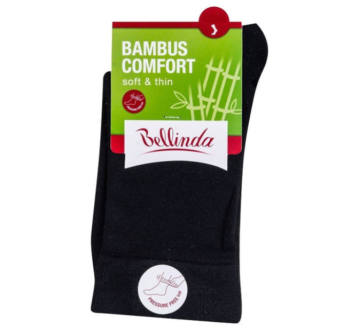 Dámské bambusové ponožky BAMBUS model 15437064 COMFORT SOCKS  černá - Bellinda