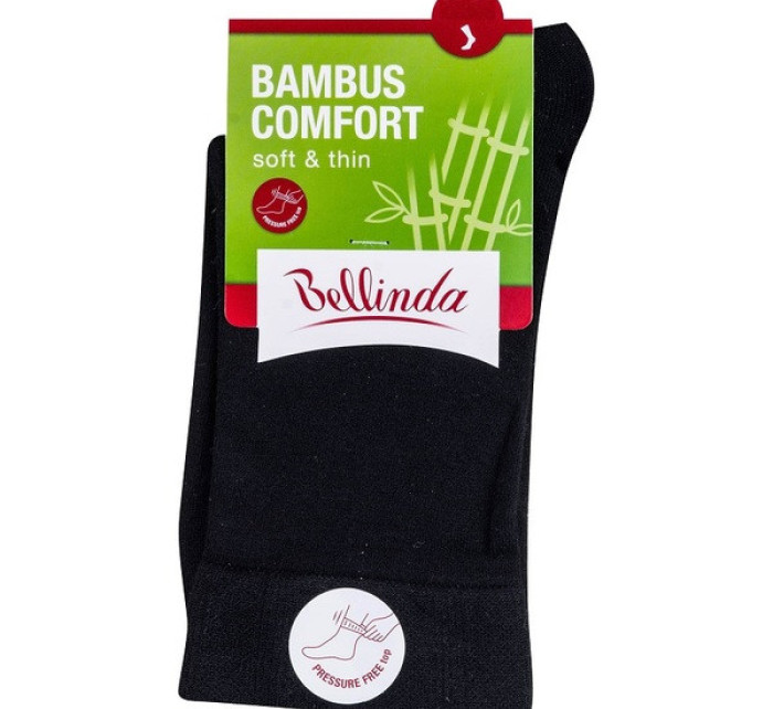 Dámské bambusové ponožky BAMBUS LADIES COMFORT SOCKS - BELLINDA - černá