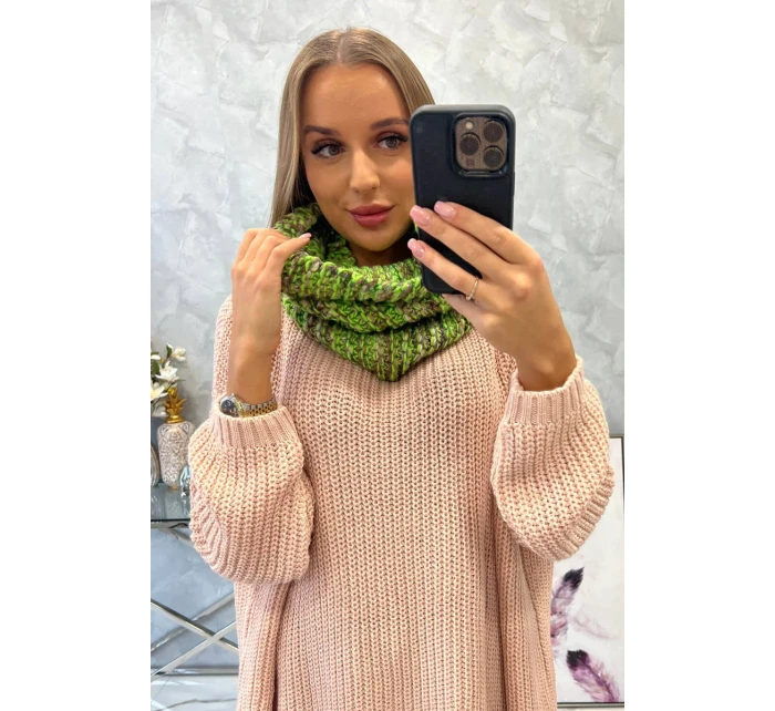 model 18752037 Dámská čepice s kapucí zelená neonová - K-Fashion model 18752037 Dámská čepice s kapucí zelená neonová - K-Fashion