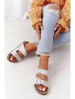 Dámské Nazouváky Stříbrné model 21553968 - EVENTO Dámské Nazouváky Stříbrné model 21553968 - EVENTO