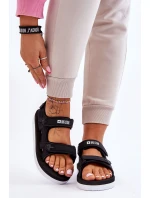 Dámské sportovní sandály na platformě Big Star model 21610834 Černé - Big Star Shoes Dámské sportovní sandály na platformě Big Star model 21610834 Černé - Big Star Shoes