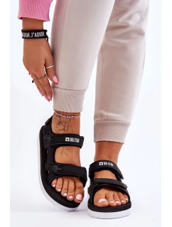Dámské sportovní sandály na platformě Big Star model 21610834 Černé - Big Star Shoes