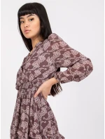 Dámské šaty-TW-SK-BI-0928-3.48-hnědé