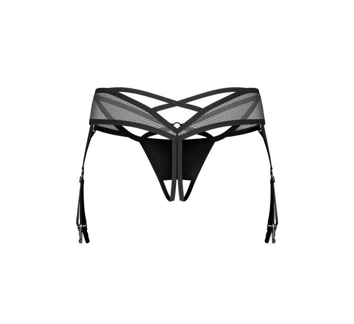 Dámská svůdná tanga Dominna černé - Obsessive