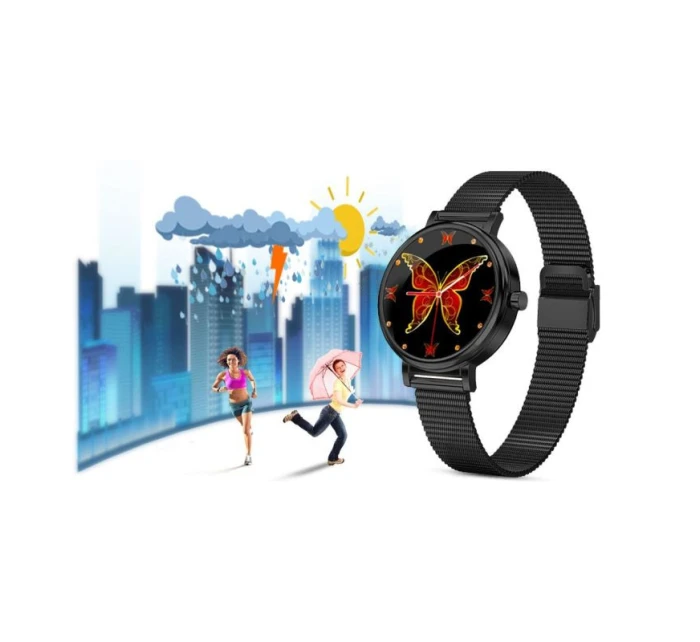 Dámské hodinky BLACK model 21804597 - RUBICON Dámské hodinky BLACK model 21804597 - RUBICON