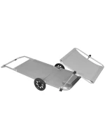 Skládací plážové lehátko se stříškou na kolečkách 116x62x62-90CM šedé Skládací plážové lehátko se stříškou na kolečkách 116x62x62-90CM šedé