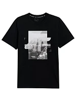 Pánské tričko 4F M2660 deep black 4FWSS26TTSHM2660 20S pánské