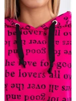 Fuchsiová sada s potiskem