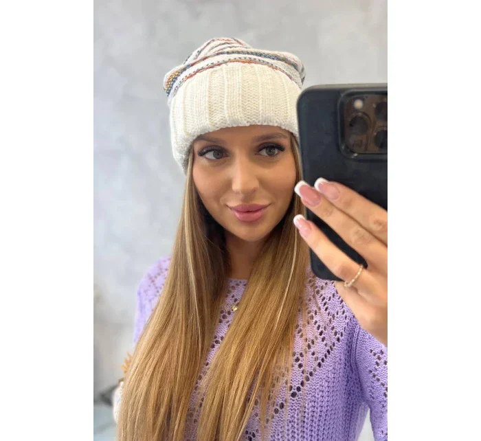 Dámská čepice Feba K330 bílá Dámská čepice Feba K330 bílá