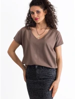 Tričko RV TS 4832.11P hnědé