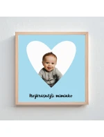 Plakát v rámu - čtverec 20x20 - výřez fotky na podkladu 