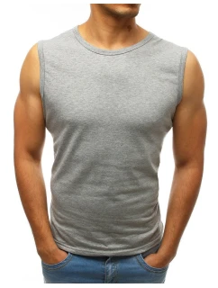 Pánské tílko bez potisku světle šedé model 21962203 - Dstreet