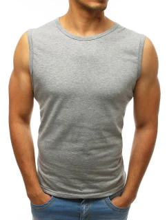 Pánské tílko bez potisku světle šedé model 21962203 - Dstreet
