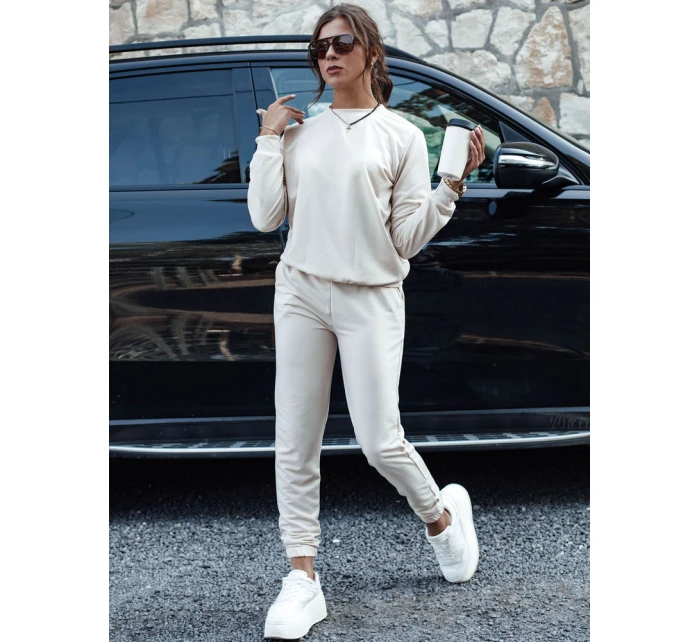 MILIAN dámská tepláková souprava světle béžová model 21980535 - Dstreet