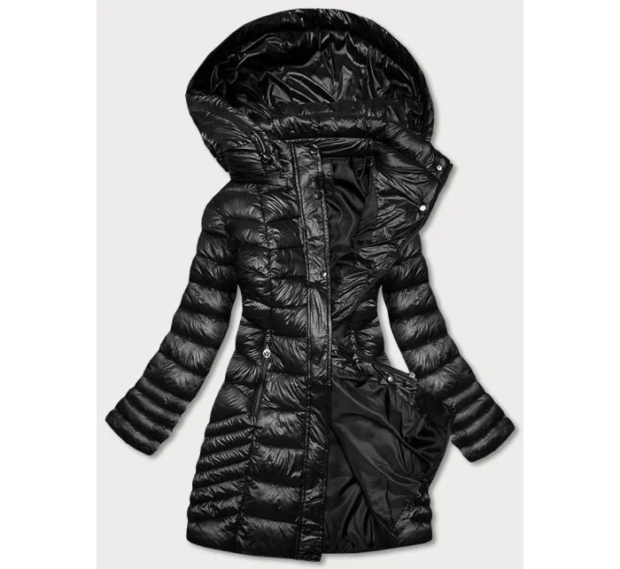 PIKOWANA KURTKA ZIMOWA DAMSKA CZARNA model 21243313 - MITNO