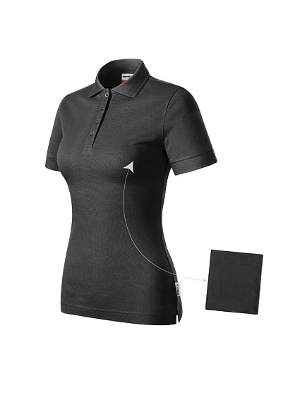 Resist Heavy Polo Shirt W ebony gray model 20460380 - Malfini Resist Heavy Polo Shirt W ebony gray model 20460380 - Malfini