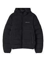 Pánská bunda s kapucí černá model 21813684 KK001 pánské - CHAMPION Pánská bunda s kapucí černá model 21813684 KK001 pánské - CHAMPION