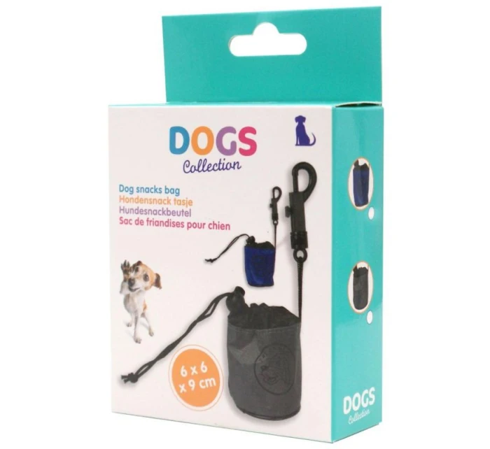 SÁČEK NA PAMLSKY PŘIPEVNĚNÝ K VODÍTKU MODRÝ