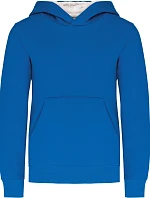 Kariban K 453 Dětská kontrastní mikina s kapucí 20.K453 light royal blue/white