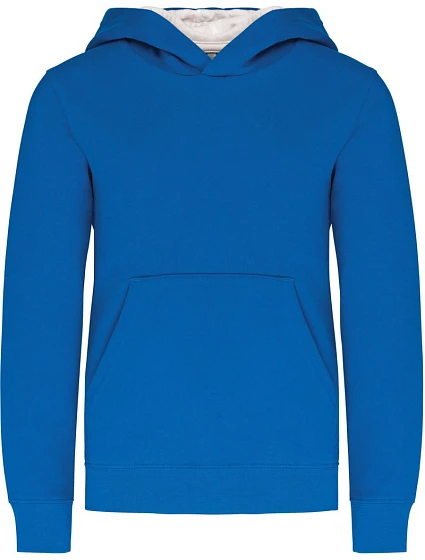 Kariban K 453 Dětská kontrastní mikina s kapucí 20.K453 light royal blue/white Kariban K 453 Dětská kontrastní mikina s kapucí 20.K453 light royal blue/white