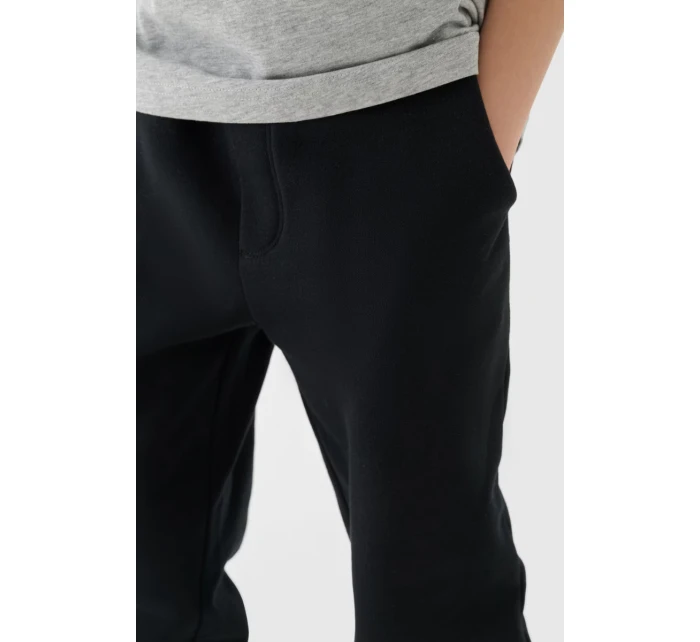 Chlapecké Dresové Kalhoty Joggery 4FJWAW24TTROM760-20S Černé