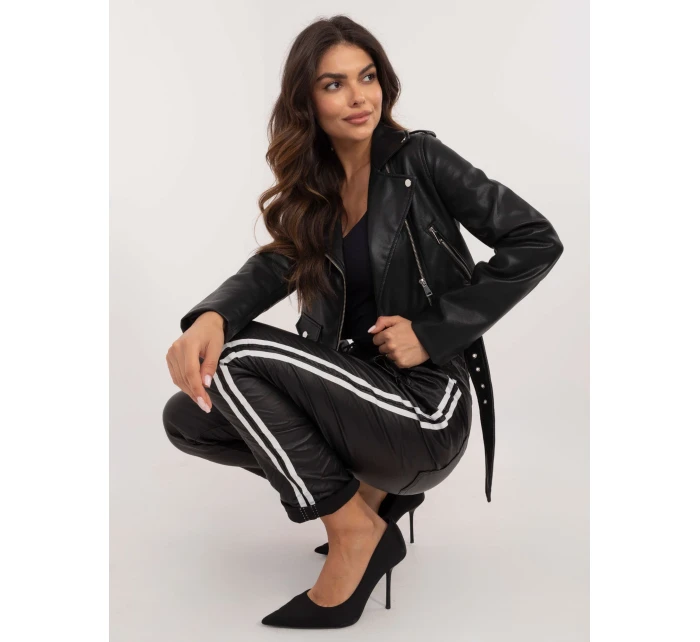 Spodnie DHJ SP model 20576498 czarny - FPrice Spodnie DHJ SP model 20576498 czarny - FPrice